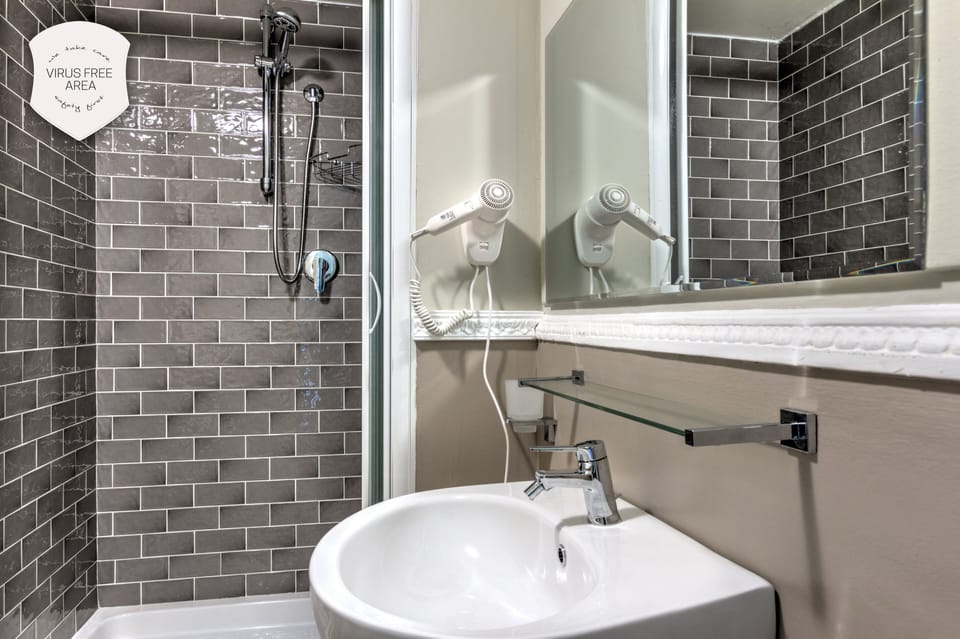 Standard Double Room | Bathroom | Free toiletries, hair dryer, bidet, towels