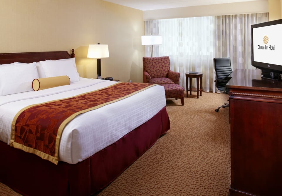 In-room safe, desk, blackout drapes, iron/ironing board