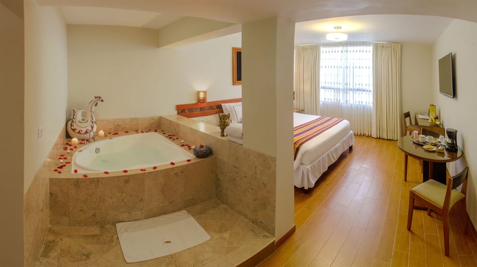 Junior Suite, Jetted Tub | Premium bedding, down comforters, minibar, in-room safe