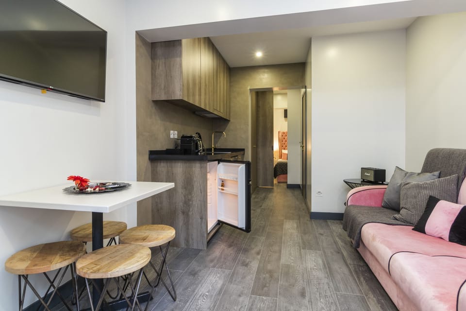 Apartment, 2 Bedrooms | Minibar, soundproofing, iron/ironing board, free WiFi