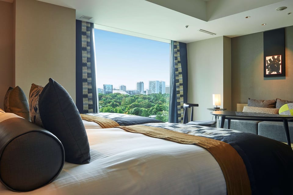 The Main Standard Twin Room with Cypress Bath "Shin-Edo" Non-Smoking | View from room
