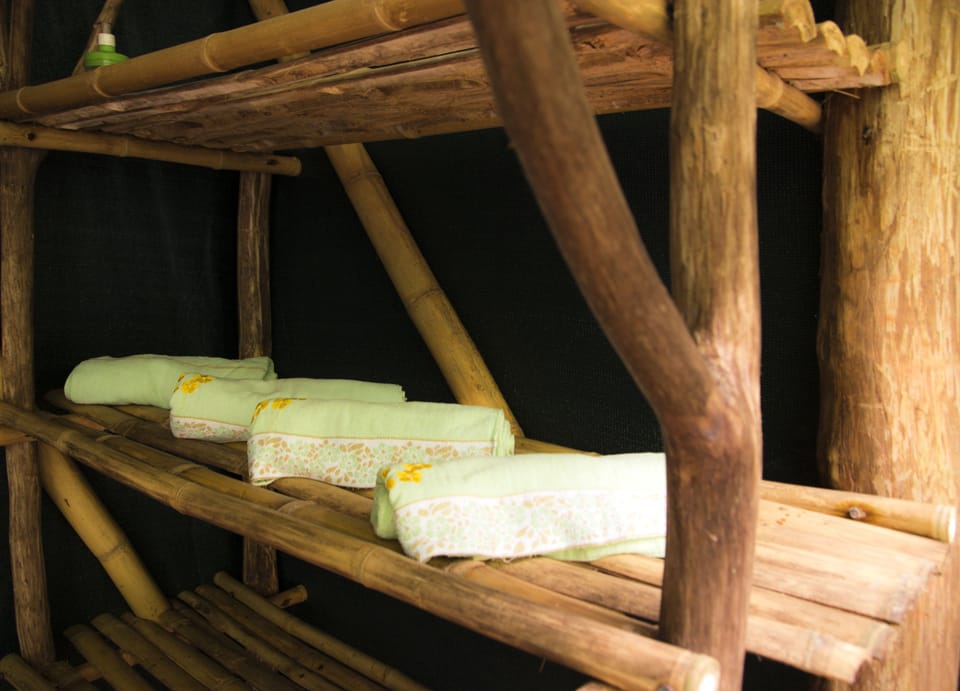 Free toiletries, towels