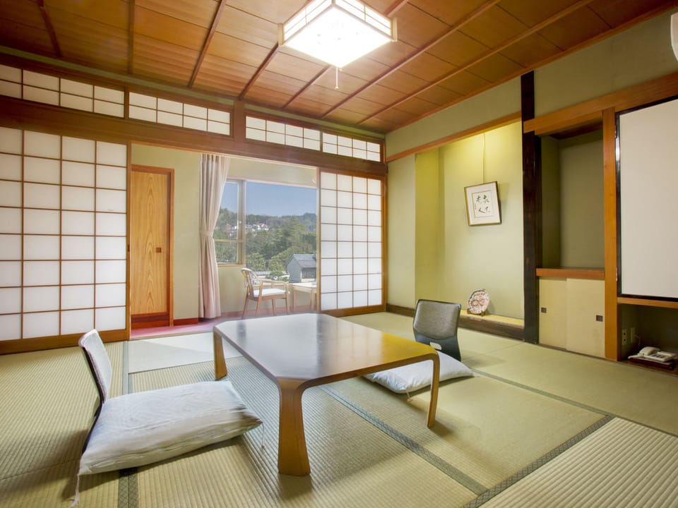 Japanese Style Room, 8 Tatami Mats | Living area | Flat-screen TV