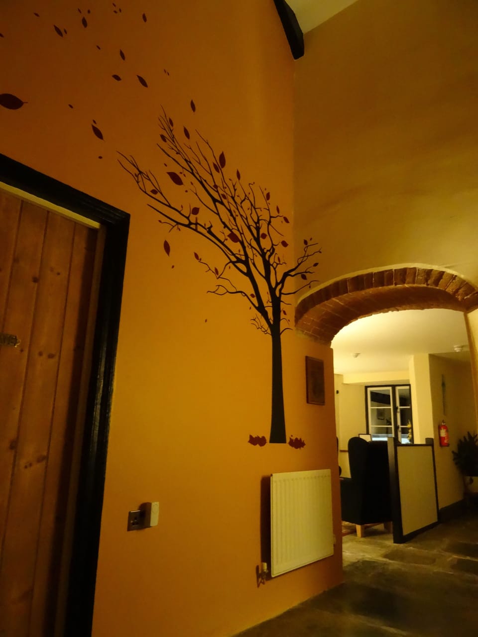 Interior entrance