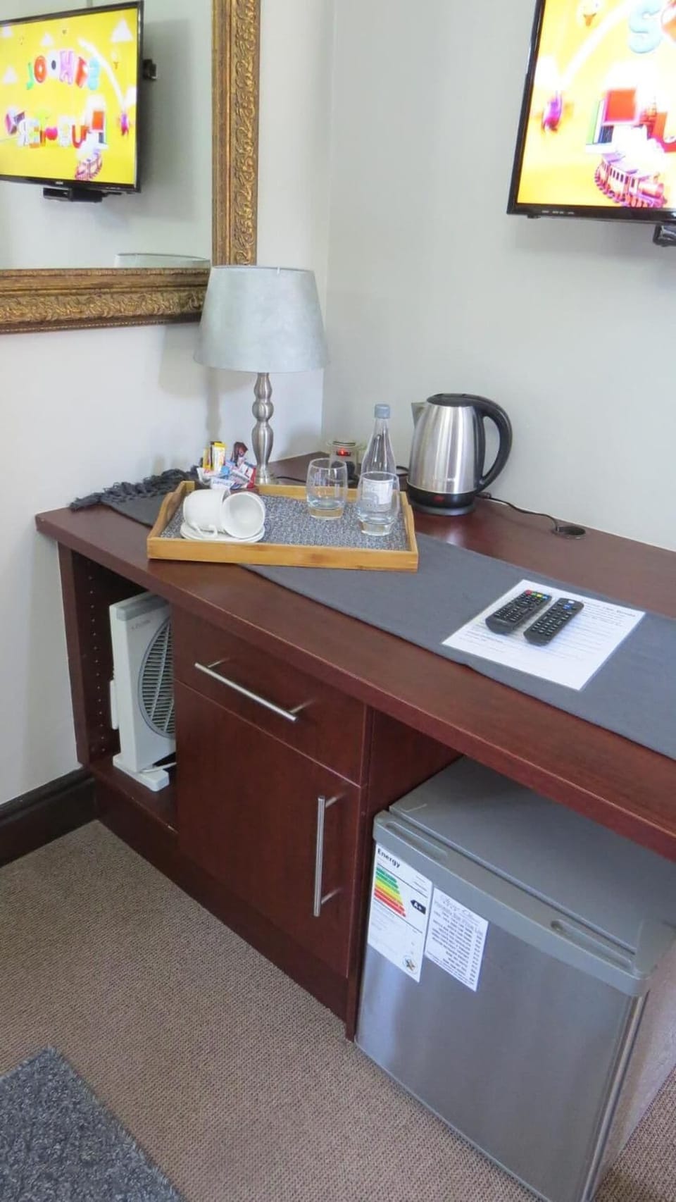 Premium bedding, desk, free WiFi, bed sheets