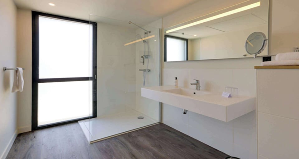 Suite, 1 King Bed, Non Smoking (with Sofabed) | Bathroom | Shower, hair dryer