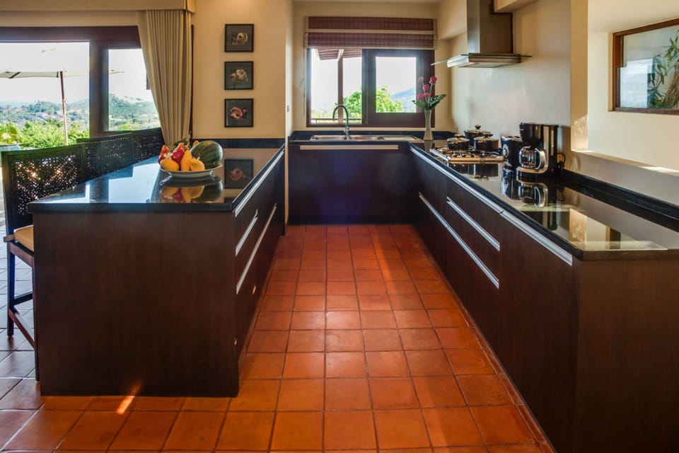 Family Villa, 5 Bedrooms | Private kitchen | Coffee/tea maker, full-size fridge, microwave, oven