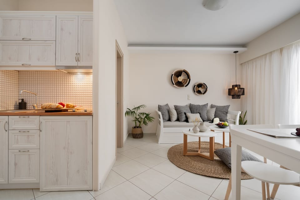 Apartment, 1 Bedroom | Living area | LCD TV