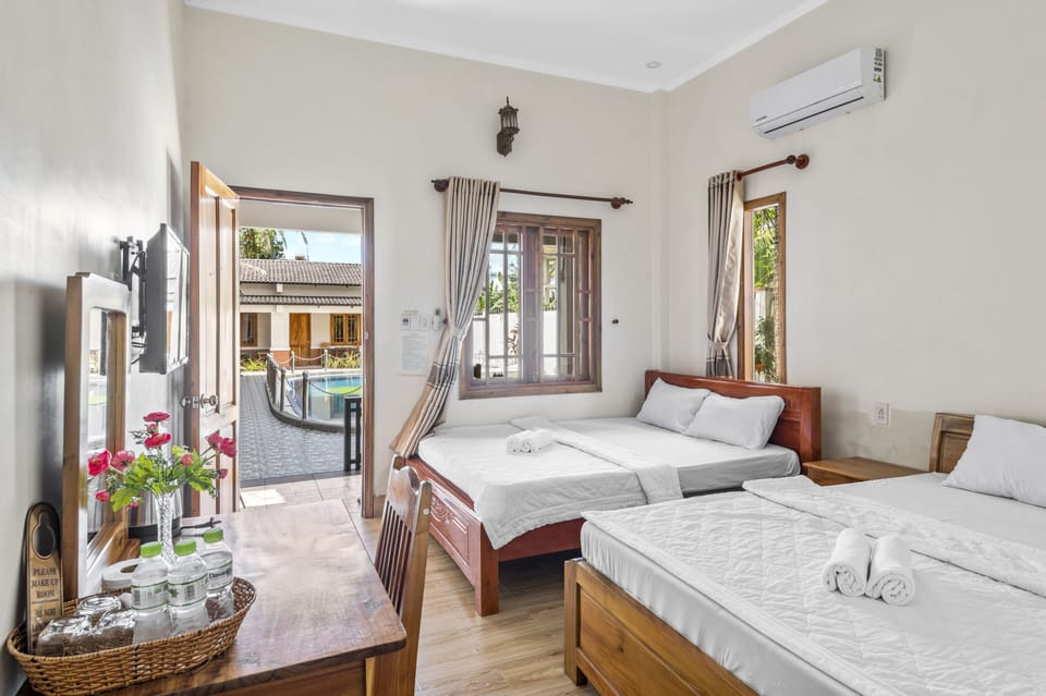 Family Bungalow, Pool View | Minibar, desk, soundproofing, free WiFi