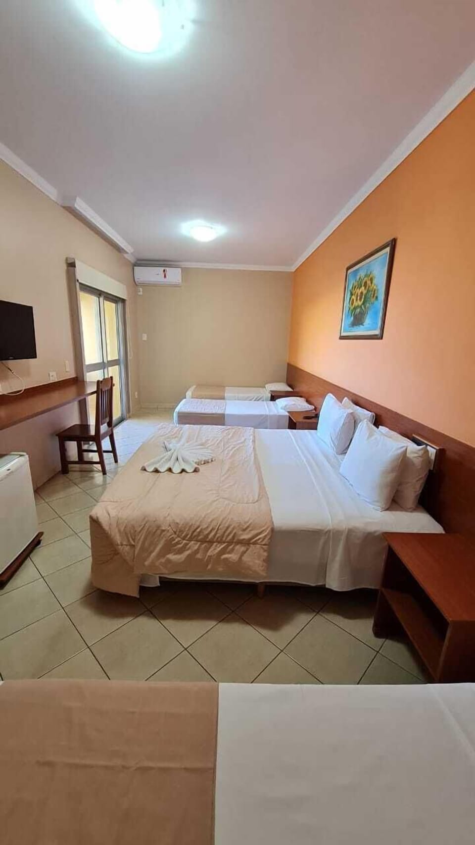 Quadruple Room | Minibar, blackout drapes, iron/ironing board, free WiFi