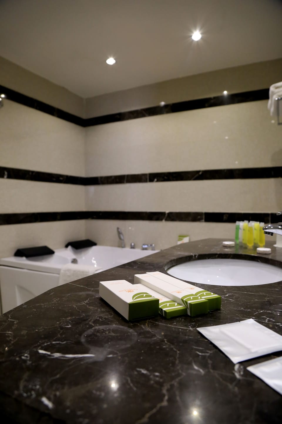 Executive Suite, Sea View, Beachside | Bathroom | Shower, free toiletries, hair dryer, slippers