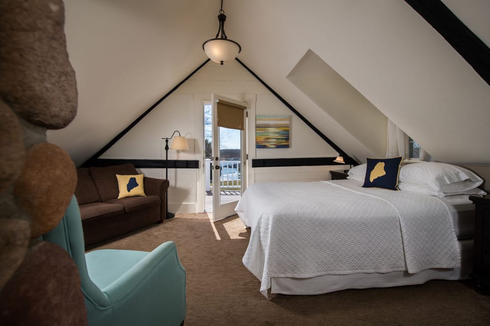 Main Inn Ocean View Deck | Premium bedding, individually decorated, individually furnished
