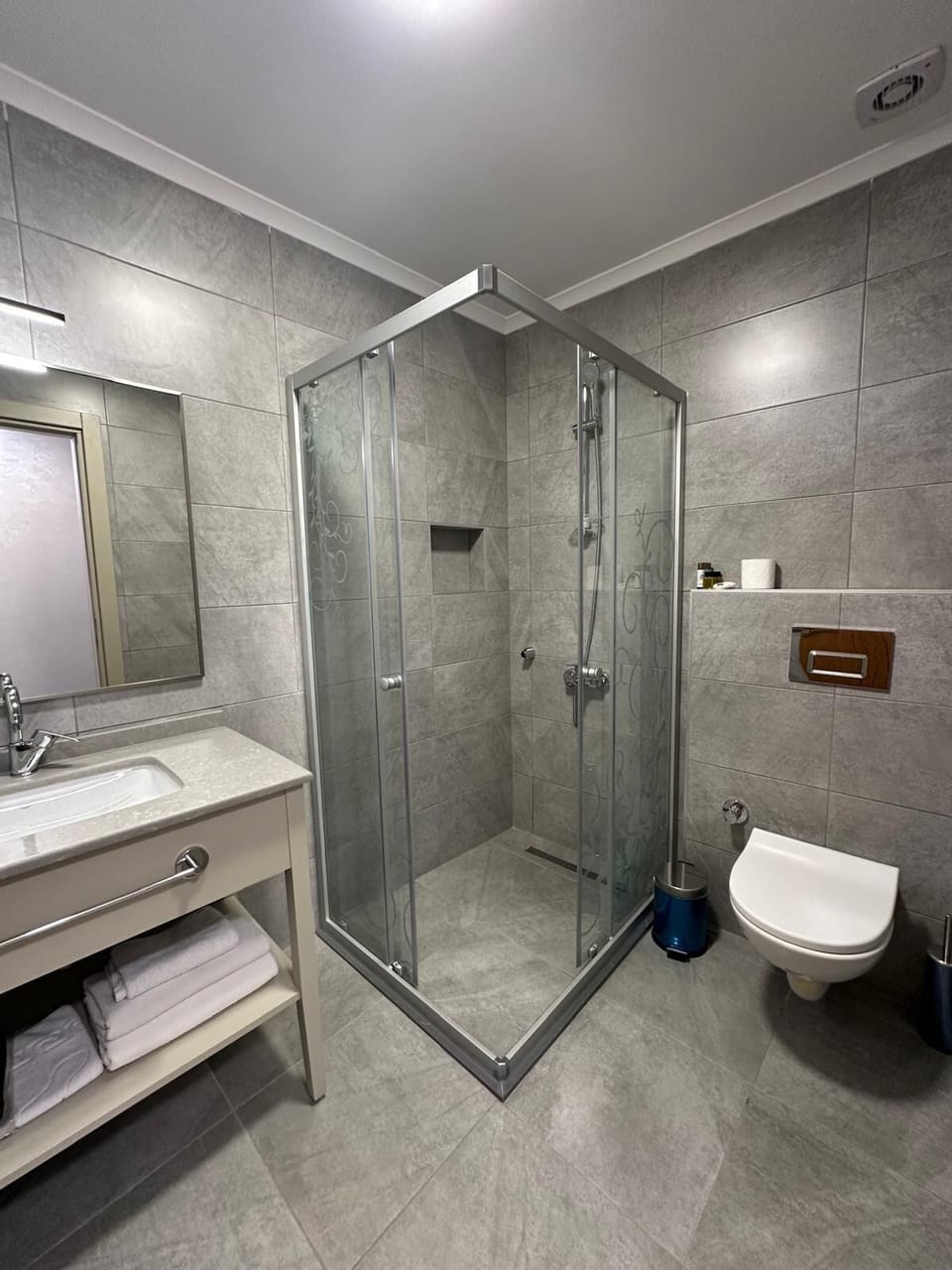 Deluxe Double Room | Bathroom | Shower, hair dryer, slippers, towels