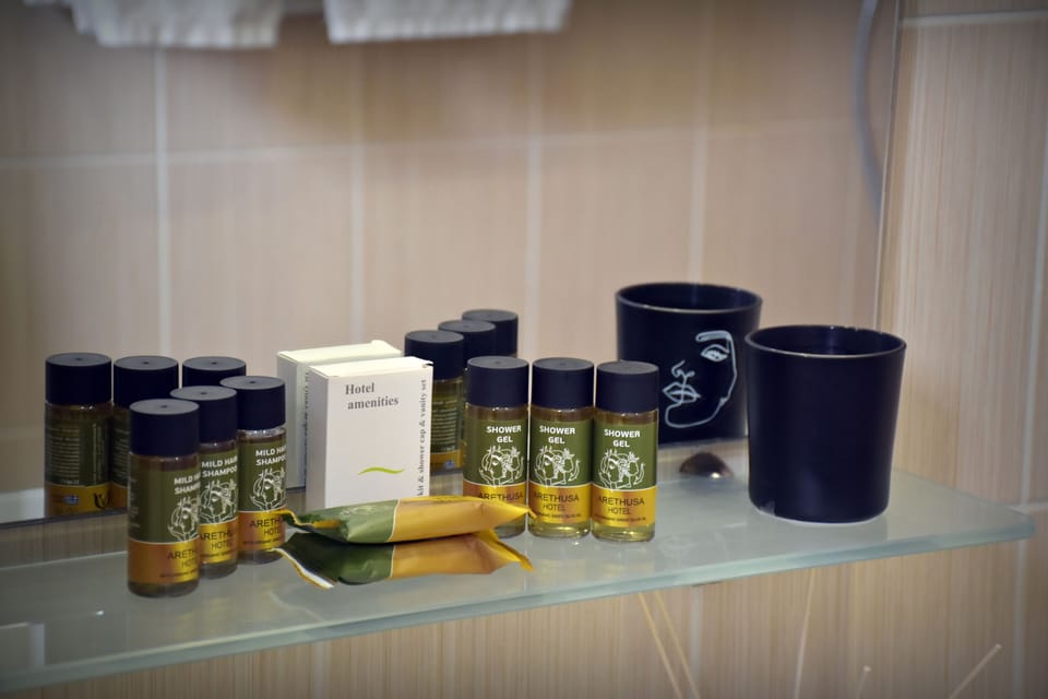 Superior Twin/Double Room with Extra Bed | Bathroom | Shower, rainfall showerhead, designer toiletries, hair dryer