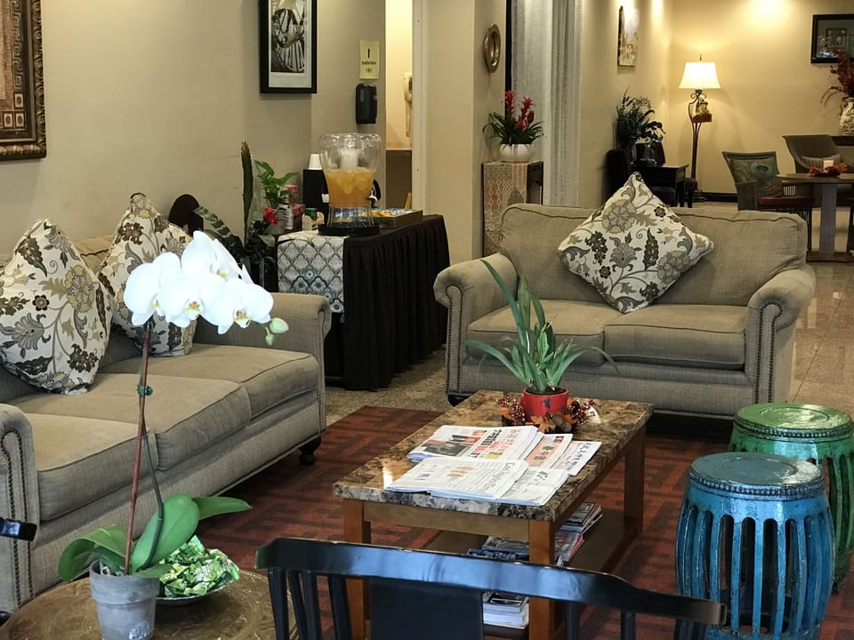 Lobby sitting area