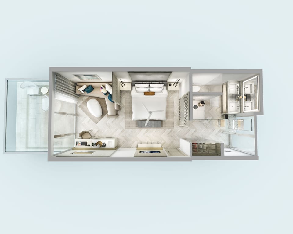 1 bedroom, premium bedding, pillowtop beds, minibar