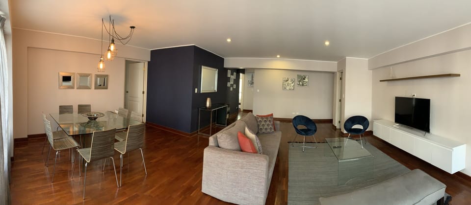 Comfort Apartment, 3 Bedrooms | Living area | Flat-screen TV