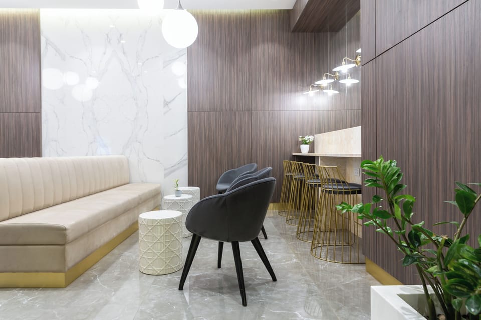 Lobby sitting area