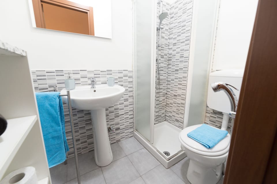Triple Room, Private Bathroom | Bathroom | Shower, hair dryer, bathrobes, bidet