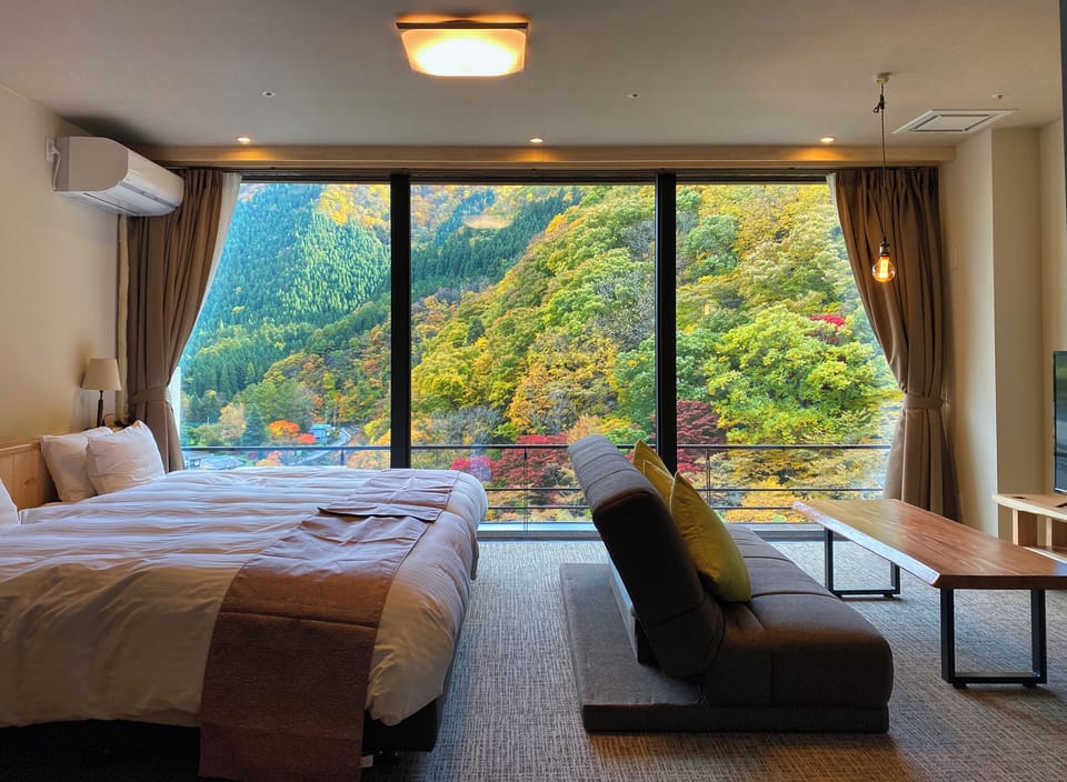 [Main Building 11F with Open Air Bath] Premier View Suite, 56sqm, Non Smoking | In-room safe, WiFi (free), bed sheets