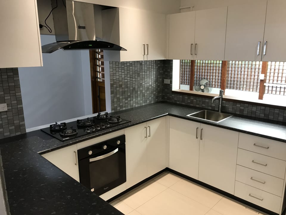 Shared fridge, microwave