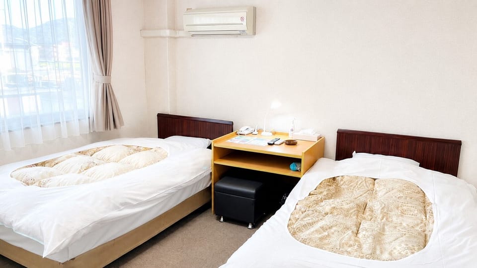 Desk, WiFi (free), bed sheets