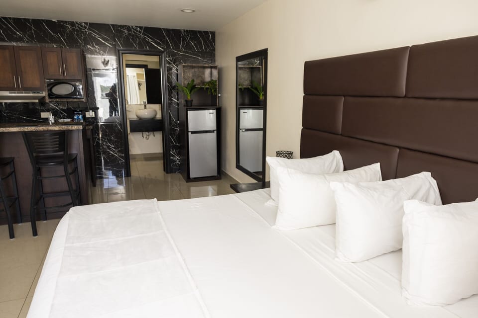Premium bedding, individually furnished, desk, laptop workspace