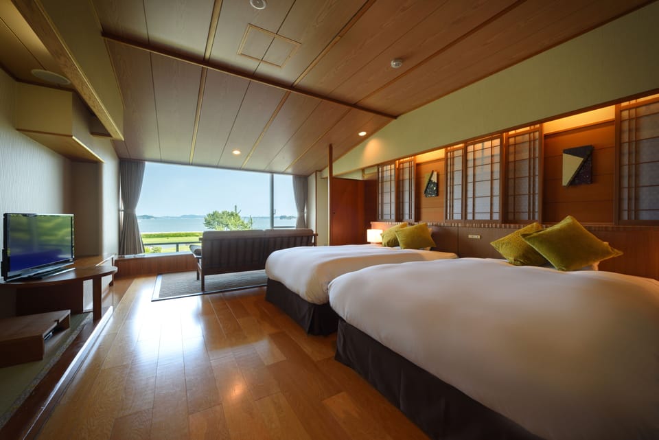 Twin Room (Matsushima Twin, RW2,3F) | In-room safe, desk, blackout drapes, WiFi (free)
