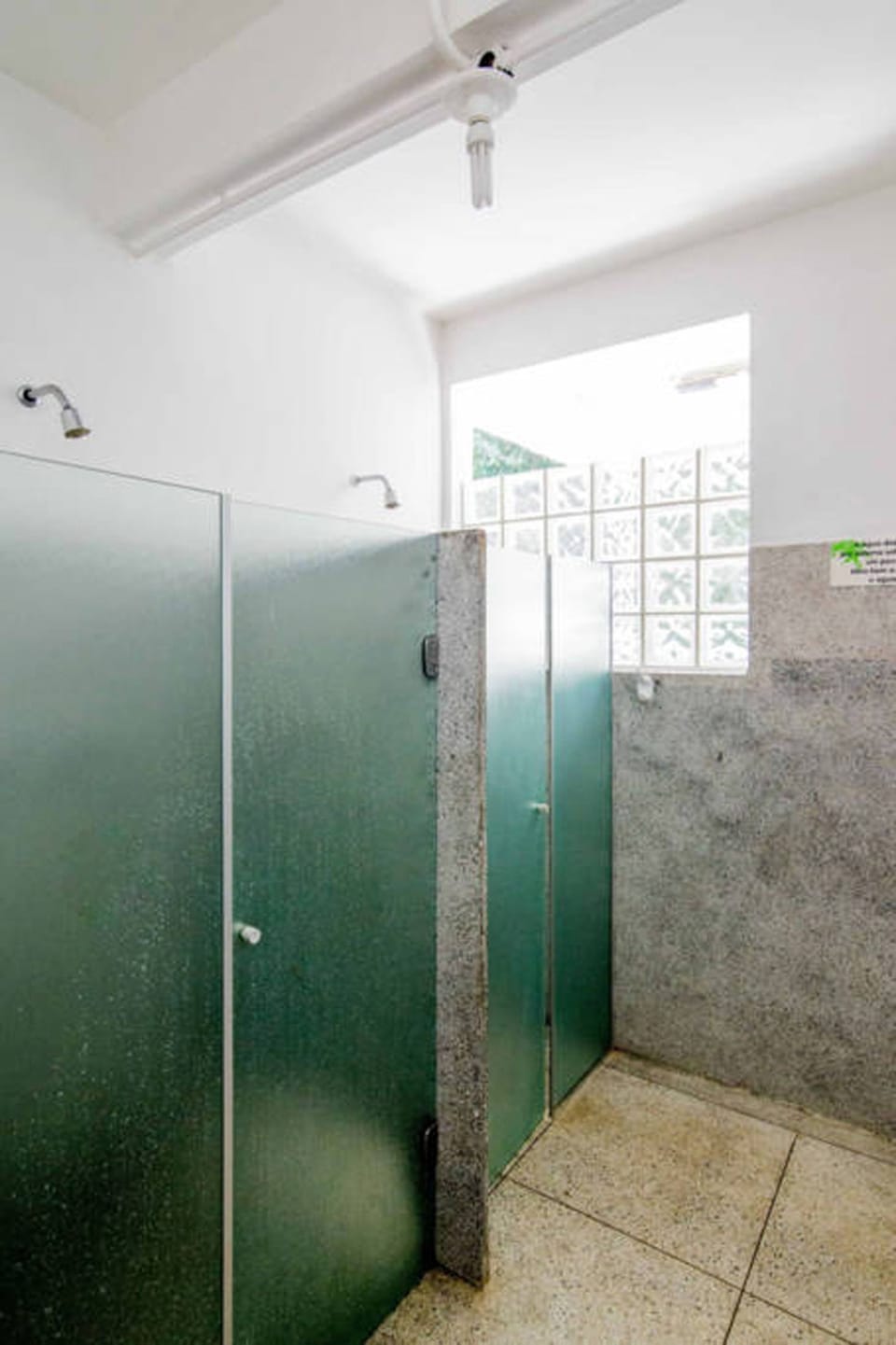 Basic Shared Dormitory, Garden View | Bathroom | Shower, hair dryer
