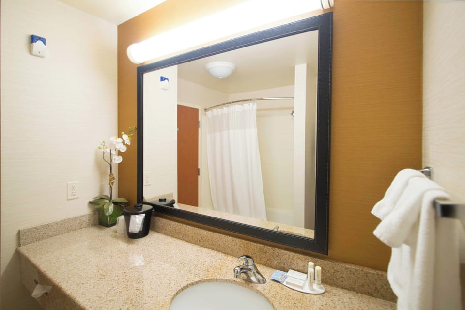 Free toiletries, hair dryer, towels, soap