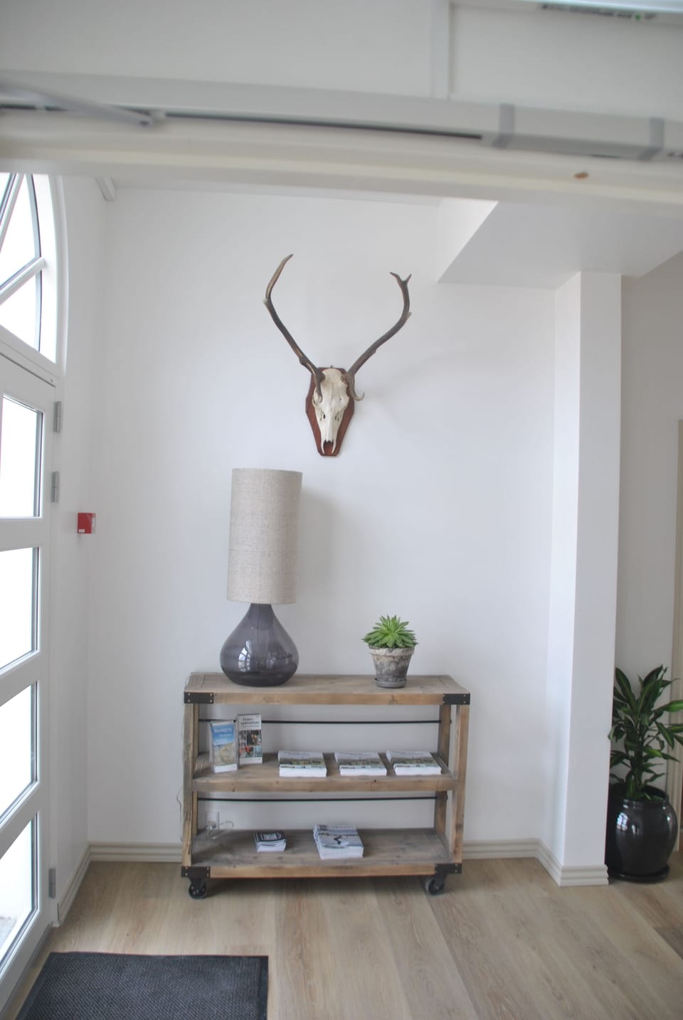 Interior entrance