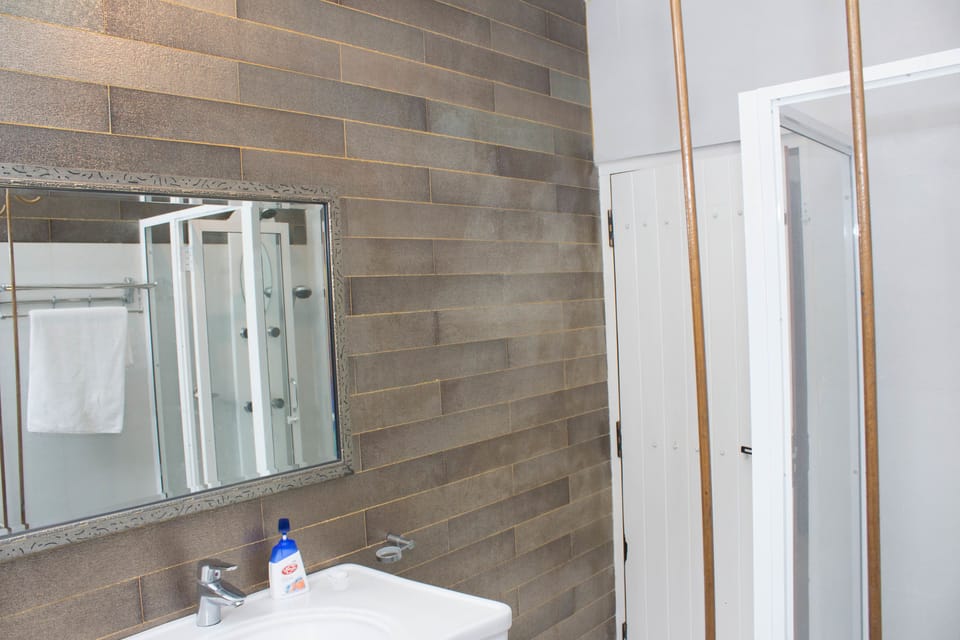 Deluxe Double Room, Non Smoking | Bathroom | Shower, free toiletries, towels
