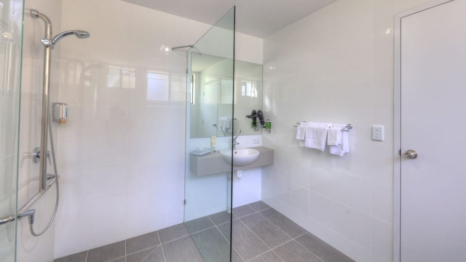 Queen Deluxe and Single | Bathroom shower