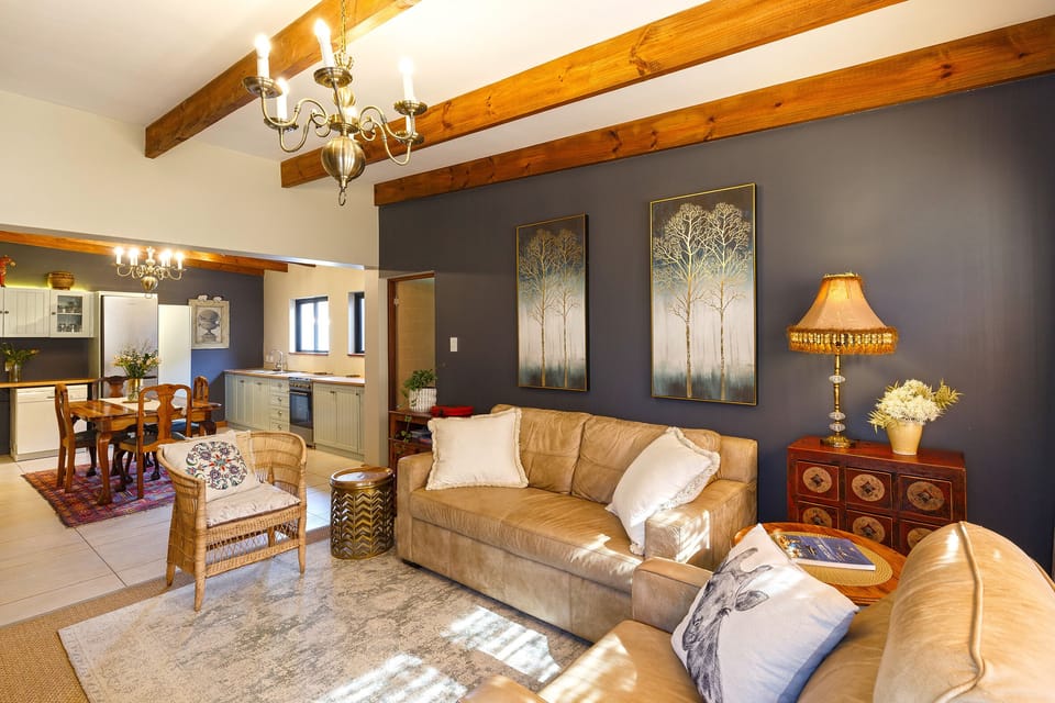 Luxury Cottage, Multiple Beds | Living area | 38-inch flat-screen TV with digital channels, Netflix, books