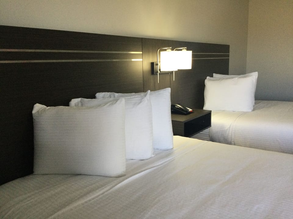 Room, 2 Queen Beds, Non Smoking | Iron/ironing board, free WiFi, alarm clocks