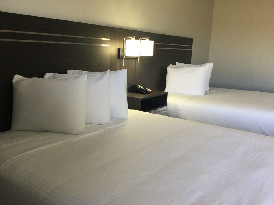 Room, 2 Queen Beds, Non Smoking | Iron/ironing board, free WiFi, alarm clocks