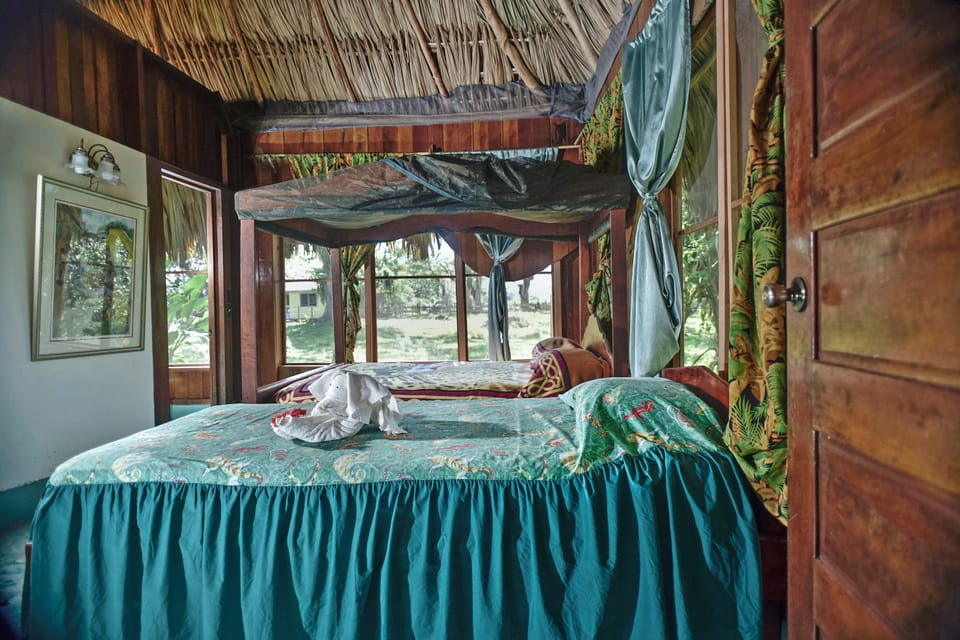 Economy Cabin, 2 Bedrooms, Non Smoking, Garden View | Desk, bed sheets
