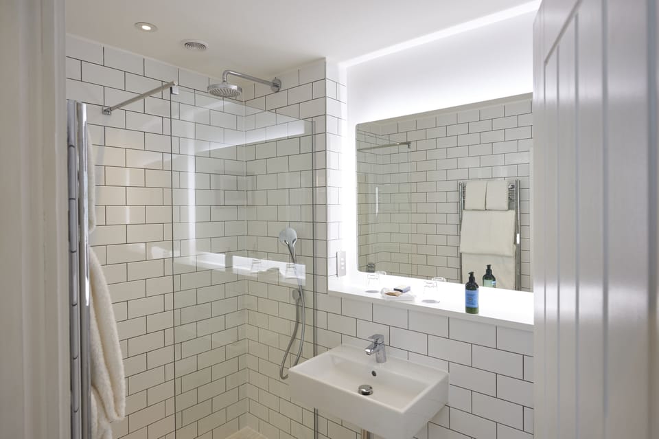 Suite | Bathroom | Free toiletries, hair dryer, towels, soap