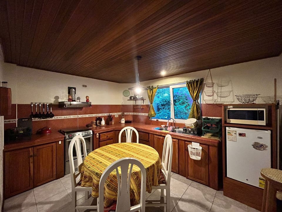 Family Apartment, 2 Bedrooms, Garden View | Private kitchen | Full-size fridge, oven, toaster, blender