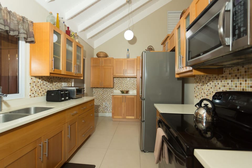 Family Villa, 3 Bedrooms, 2 Bathrooms, Mountain View | Private kitchen | Coffee/tea maker, full-size fridge, microwave, oven