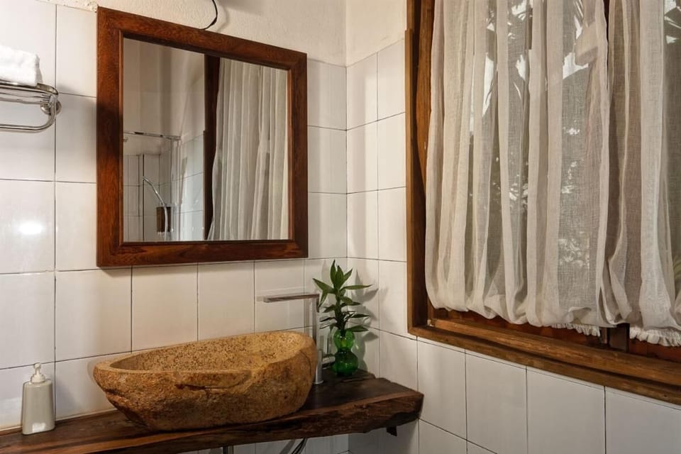 Shower, free toiletries, hair dryer (on request), slippers