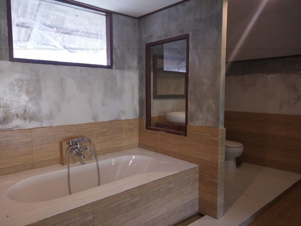 Superior Air Conditioned Room | Deep soaking bathtub