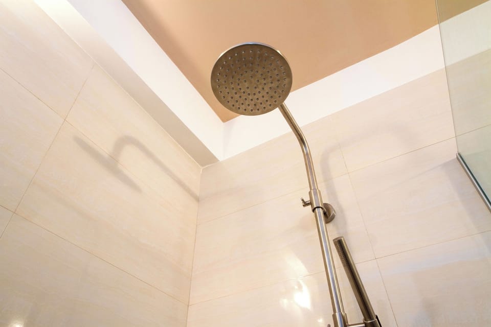 Deluxe Double Room | Bathroom | Shower, free toiletries, hair dryer, towels