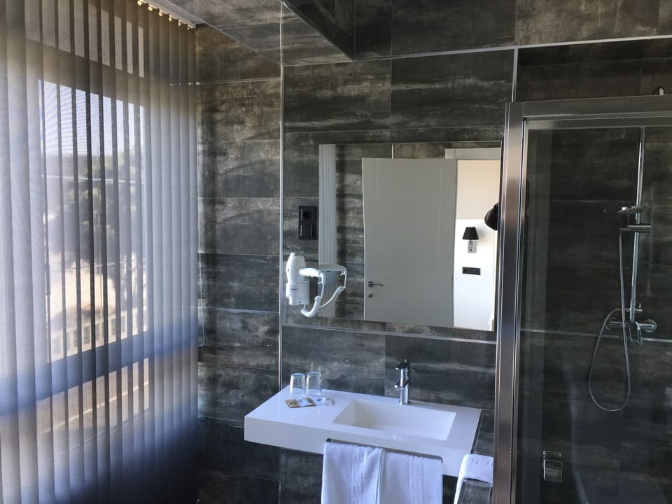 Double or Twin Room | Bathroom | Hair dryer, towels