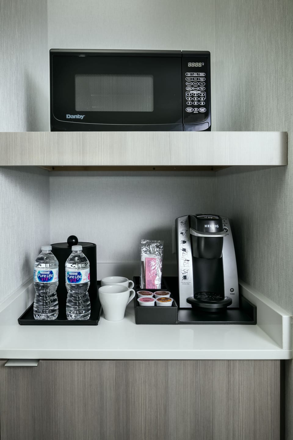 In-room safe, desk, laptop workspace, blackout drapes