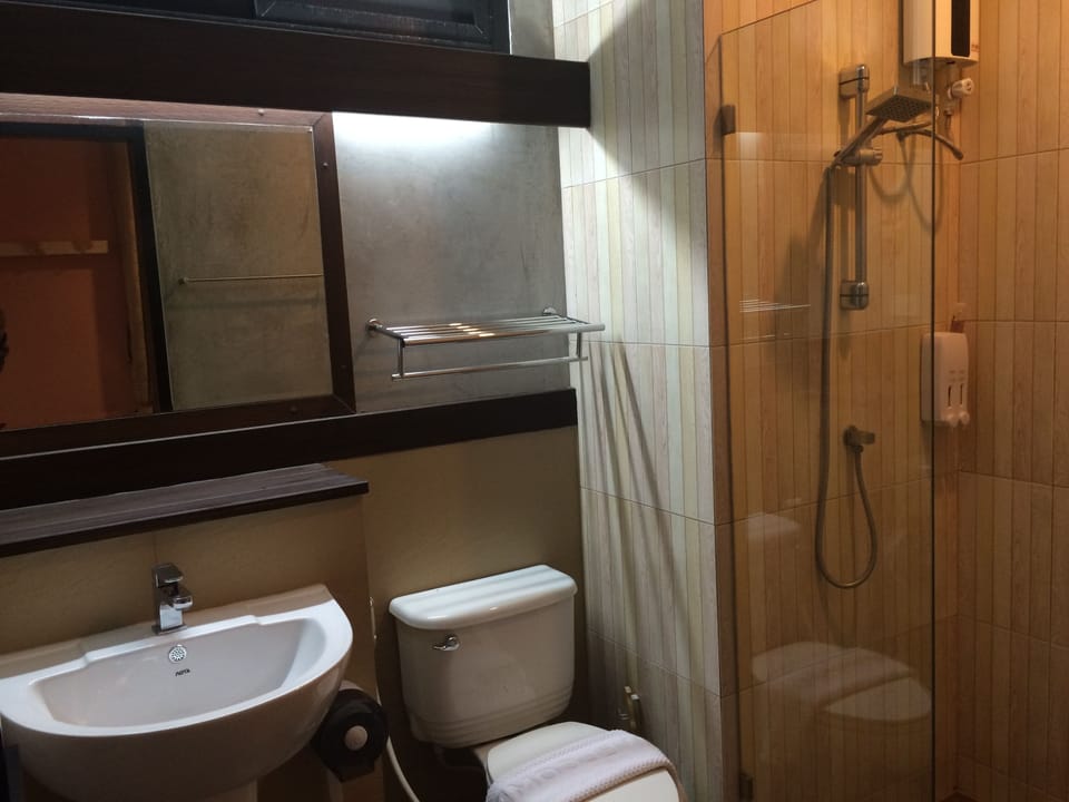 Platinum Room | Bathroom | Free toiletries, hair dryer, towels