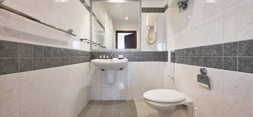 Free toiletries, hair dryer, slippers, bidet