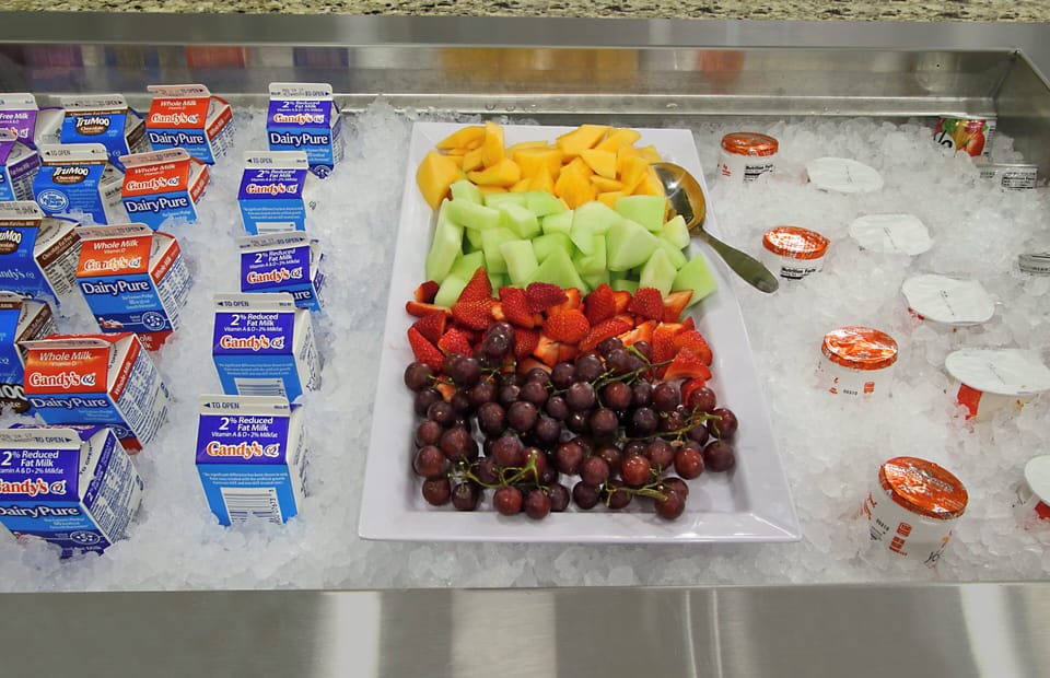 Free daily buffet breakfast