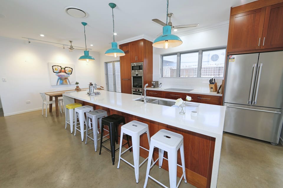 Executive Villa | Private kitchen | Espresso maker, coffee/tea maker, fridge, microwave