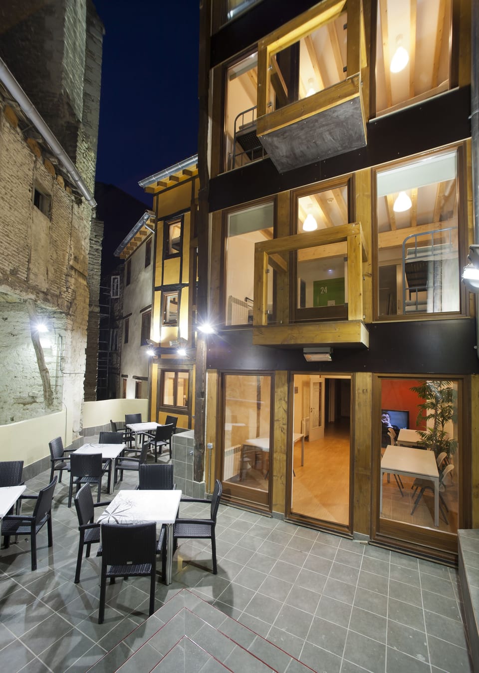 Front of property - evening/night